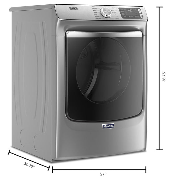 Maytag 7.3 Cu. Ft. Smart Electric Dryer with Steam, Metallic Slate - YMED8630HC