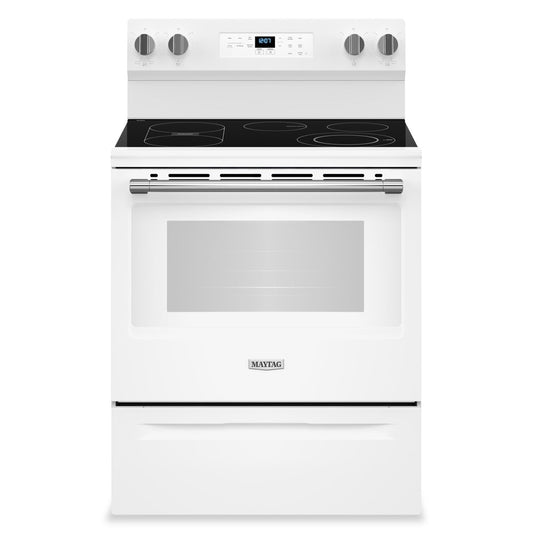 Maytag 30" Electric Range with No-Preheat Air Fry, 5.3 cu. ft. - YMFES6030RW