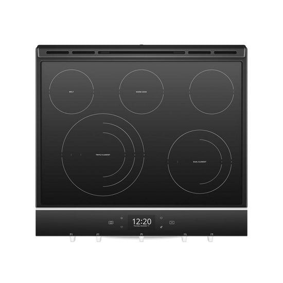 Whirlpool 30 Inch Slide-In Electric Range, White - YWEE750H0HW