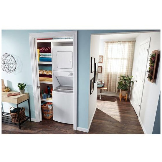 Whirlpool Electric Stacked Laundry Centre, White - YWET4024HW