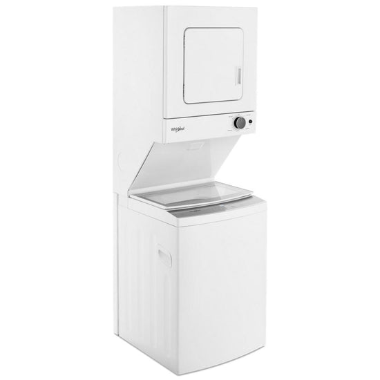 Whirlpool Stacked Washer and Dryer, 3.4 Cu. Ft. Electric Dryer - YWET4024HW