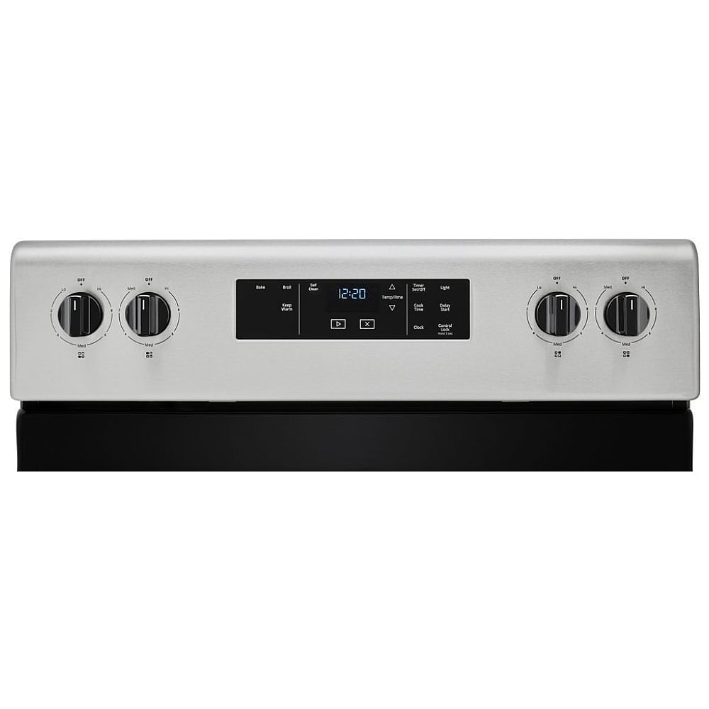 Whirlpool 4.8 Cu. Ft. Electric Range with Self-Clean in Stainless Steel - YWFC315S0JS