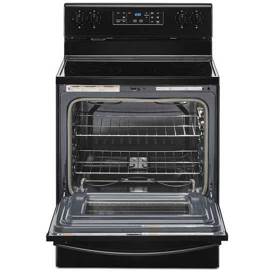 Whirlpool 30 Inch Electric Range with 5.3 cu. ft. Capacity, Black - YWFE515S0JB