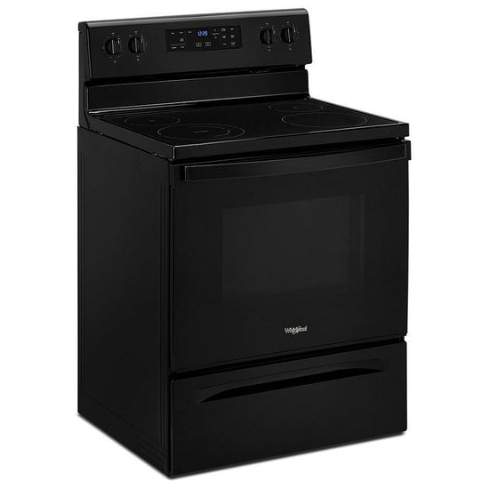 Whirlpool 30 Inch Electric Range with 5.3 cu. ft. Capacity, Black - YWFE515S0JB