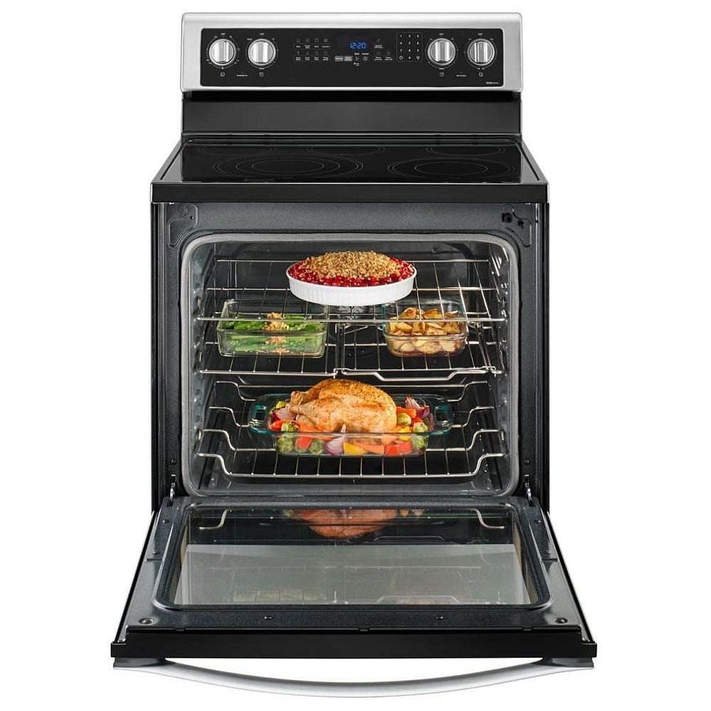 Whirlpool Electric Range with AquaLift Self-Cleaning Technology, True Convection Oven - YWFE745H0FH