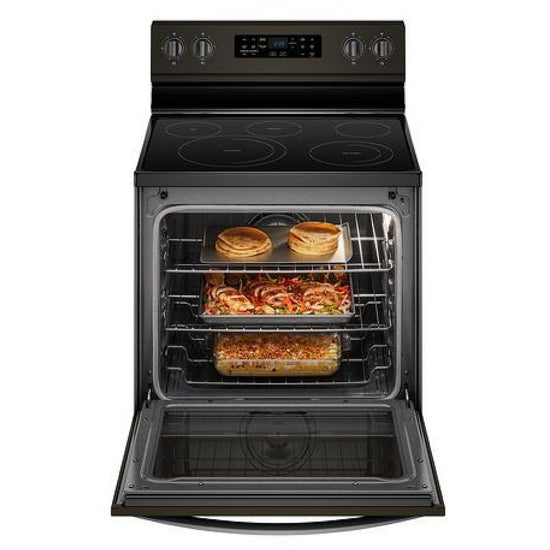 Whirlpool 30 Inch Freestanding Electric Range, Black Stainless - YWFE775H0HV