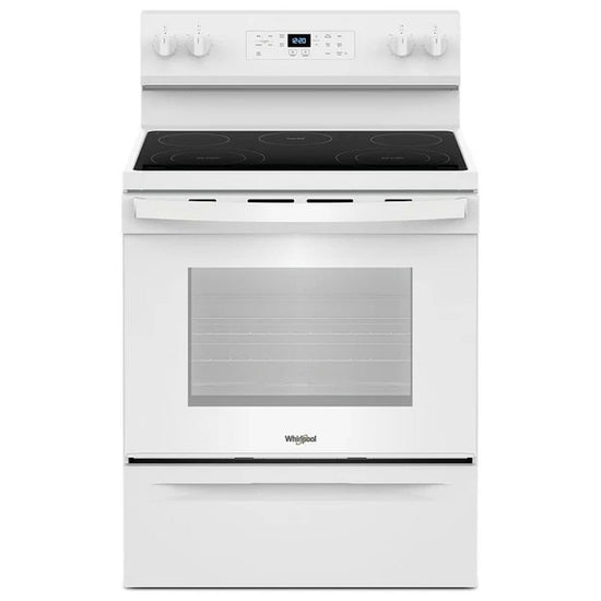 Whirlpool 30 Inch Electric Range, White - YWFES3330RW0