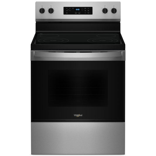 Whirlpool 30 Inch Freestanding Electric Range with 5.3 Cu. Ft. Capacity - YWFES3530RS
