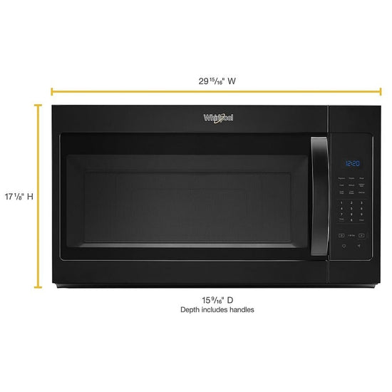 Whirlpool Over-the-Range Microwave 1.7 cu. ft., Black - YWMH31017HB