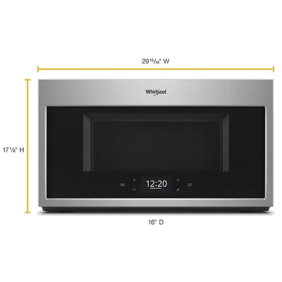 Whirlpool 30 Inch Over-the-Range Convection Microwave with 1.9 cu. ft. Capacity - YWMHA9019HZ
