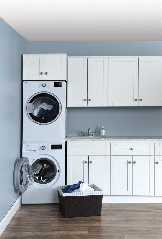 Beko 24 Inch Electric Vented Front Load Dryer - BDV7200X2