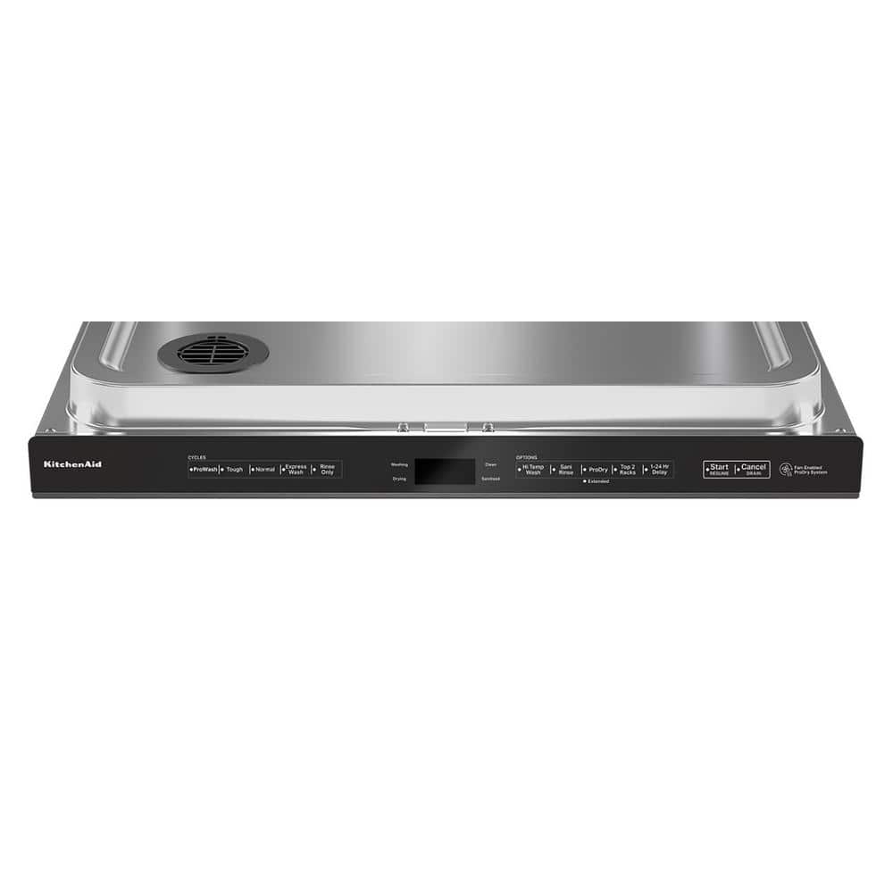 KitchenAid 24 Inch Built-In Dishwasher with Black Stainless Finish - KDPM604KBS