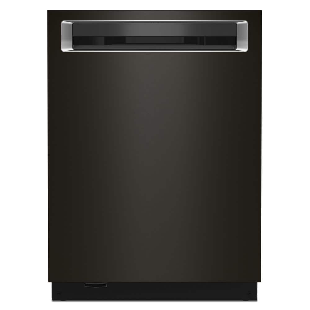 KitchenAid 24 Inch Built-In Dishwasher with Black Stainless Finish - KDPM604KBS