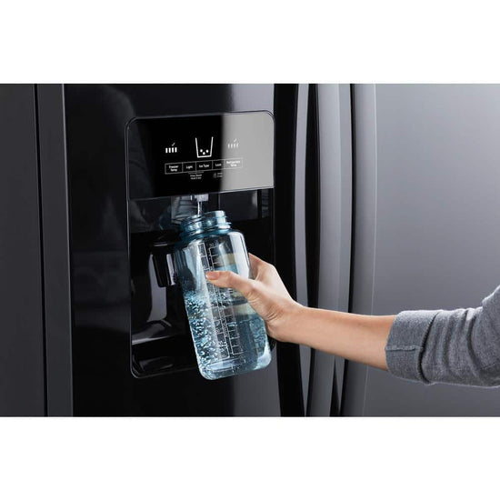 Whirlpool 25 cu. ft. Side-by-Side Refrigerator, Black - WRS325SDHB