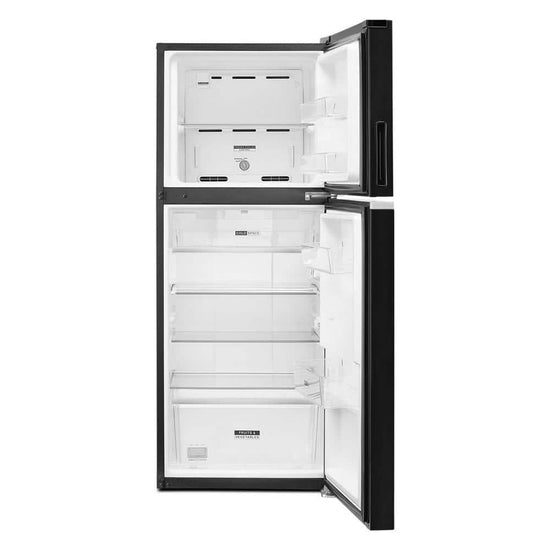Whirlpool 24 Inch Top Freezer Refrigerator, Black, Counter Depth - WRT312CZJB