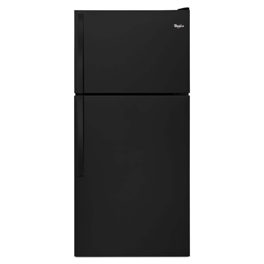 Whirlpool 18.2 cu. ft. Top Freezer Refrigerator in Black - WRT318FZDB