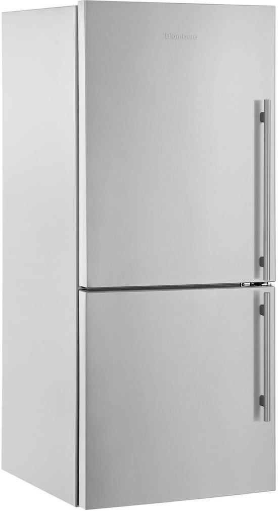 Blomberg 16.2 cu. ft. Energy-Efficient Refrigerator in Stainless Steel with Blue Light Crisper - BRFB1812SSLN
