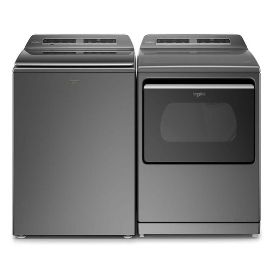 Whirlpool 7.4 cu ft Gas Dryer with Steam, Chrome Shadow - WGD8127LC