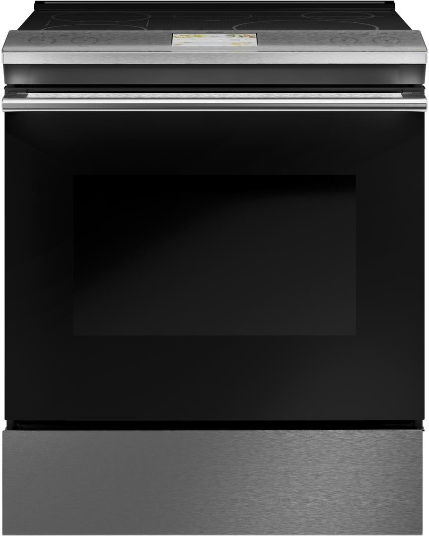 Cafe 30 Inch Slide-In Induction Smart Range with Platinum Glass Finish - CHS90XM2NS5