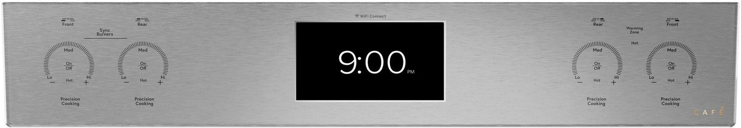 Cafe 30 Inch Slide-In Induction Smart Range with Platinum Glass Finish - CHS90XM2NS5