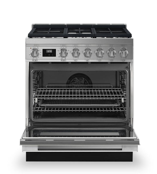 Smeg 30 Inch Dual Fuel Range, Stainless Steel - CPF30UGMX
