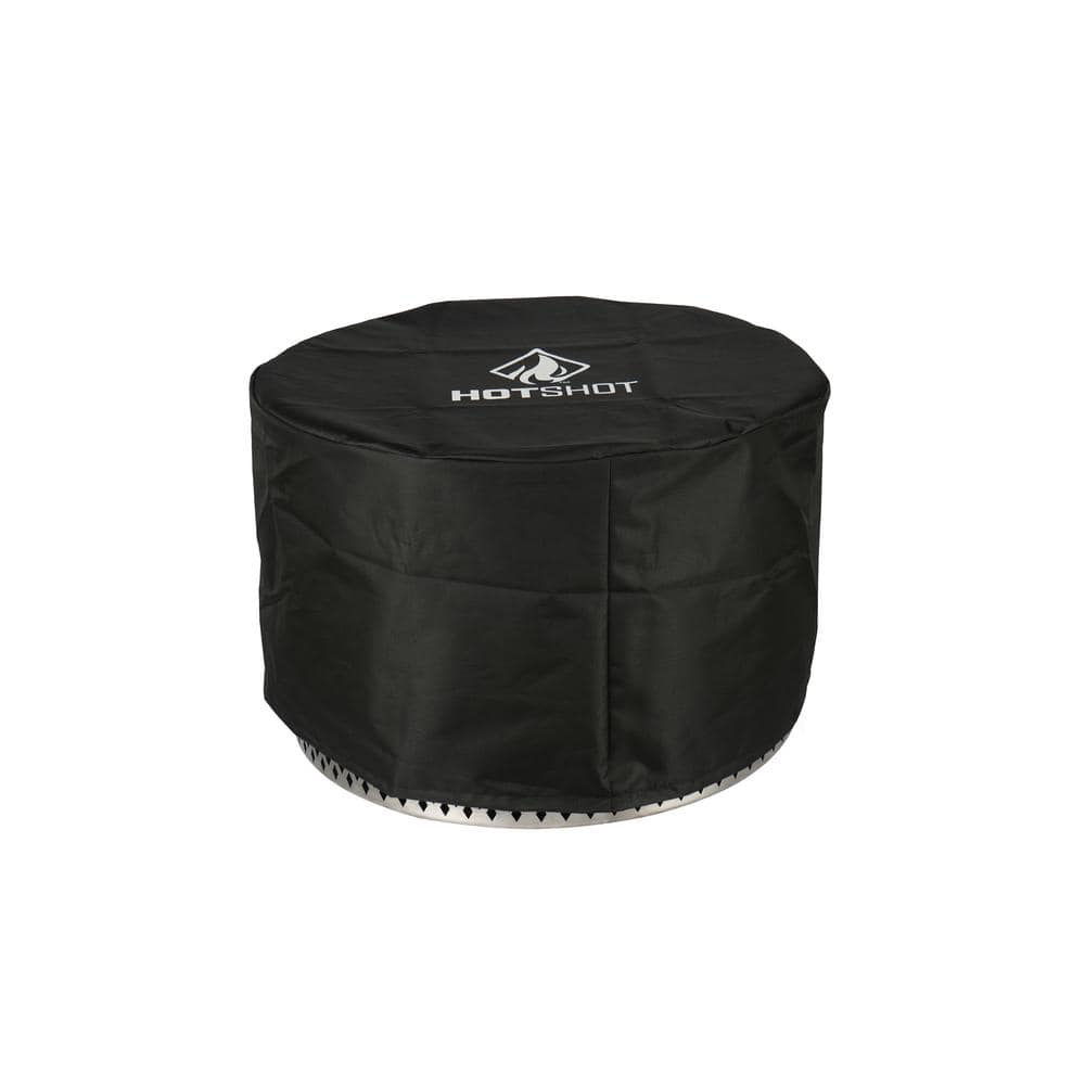 HotShot Homestead 25 Inch Low Smoke Wood-Burning Fire Pit, Denali Black-HOMESTEAD-BLACK