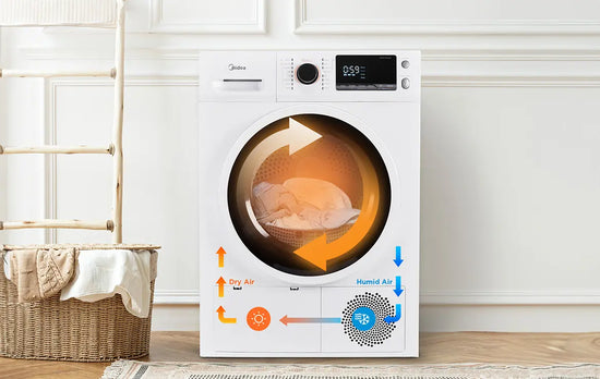 Midea 24 Inch Electric Ventless Heat Pump Dryer - MLE27N4AWWC