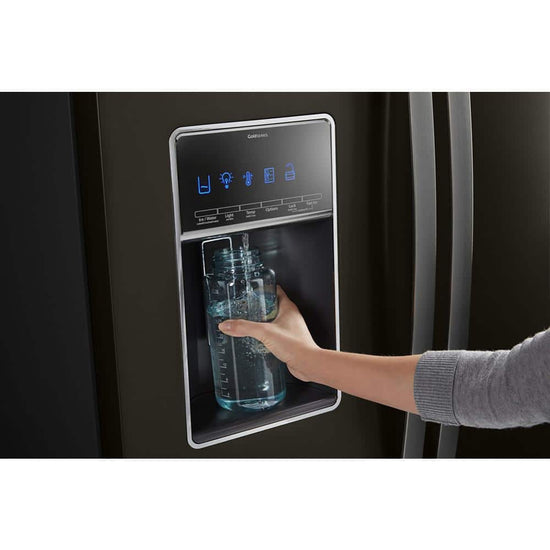 Whirlpool 26.8 cu. ft. French Door Refrigerator, Black Stainless - WRF757SDHV