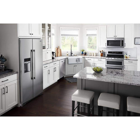 Maytag 21 cu. ft. Counter Depth Side-by-Side Refrigerator, Stainless Steel - MSC21C6MFZ