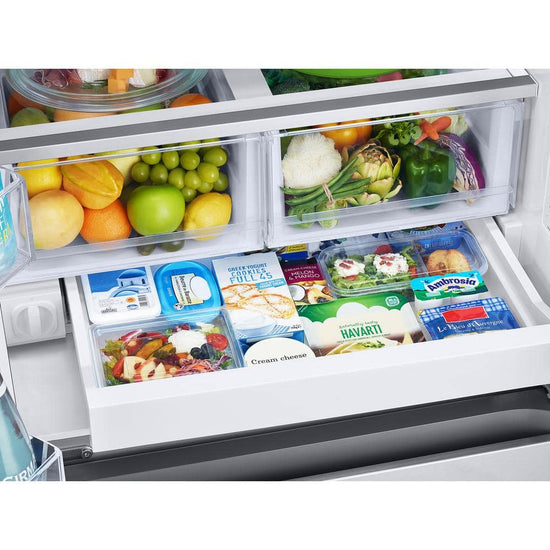 Samsung 33 Inch French Door Refrigerator with 24.5 Cu. Ft. Capacity, Stainless Steel - RF25C5551SR/AA