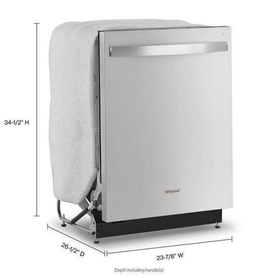 Whirlpool 24 Inch Built-In Dishwasher with Third Rack - WDT730HAMZ