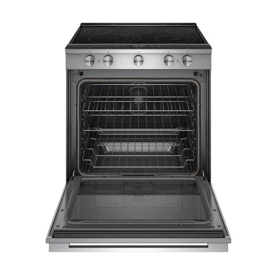 Whirlpool 30 Inch Smart Slide-In Electric Range, Stainless Steel - WEEA25H0HZ