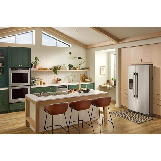 KitchenAid 36 Inch Side-by-Side Refrigerator with 28.7 cu. ft. Capacity, Stainless Steel - KRSF536RPS
