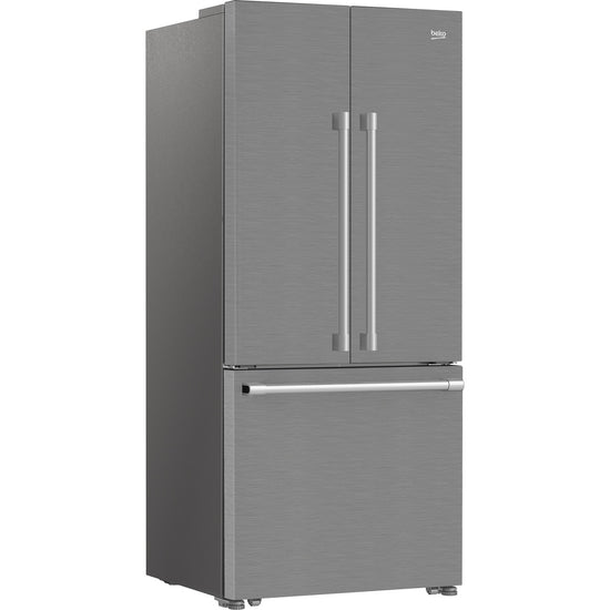 Beko 30 Inch French Door Refrigerator, Fingerprint-Free Stainless Steel - BFFD30216SSIM (Ships in 7-10 Days)