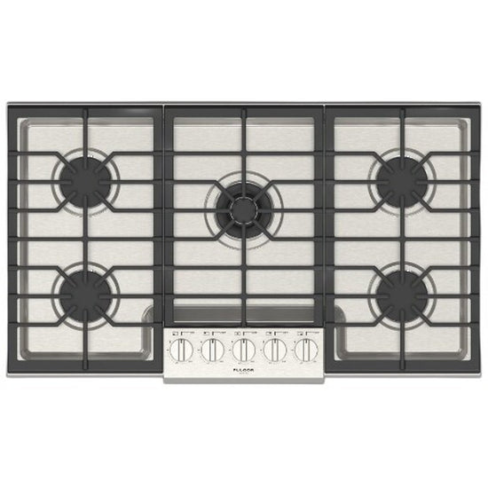 Fulgor Milano 36 Inch Pro-Style Gas Cooktop, Stainless Steel - F4PGK365S1