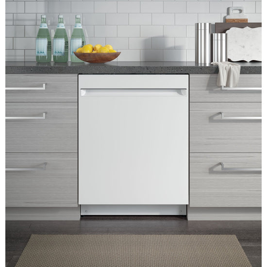 GE ADA Compliant Dishwasher with Sanitize Cycle, White - GDT225SGLWW