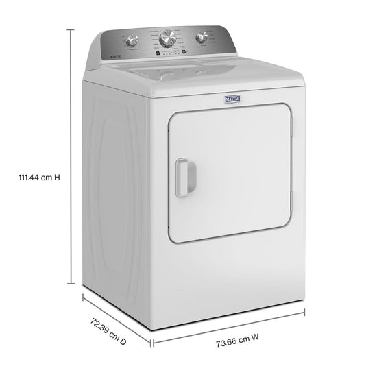 Maytag 7.0 Cu. Ft. Electric Dryer, White - YMED4205SW