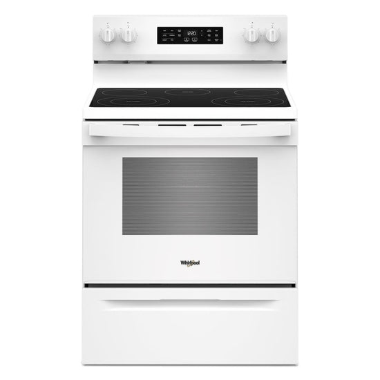 Whirlpool 30 Inch Freestanding Electric Range with 5.3 cu. ft. Capacity, White - YWFES4530SW