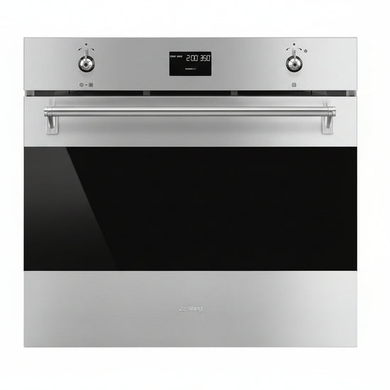 Smeg 30 Inch Single Convection Electric Wall Oven with 3.92 cu. ft. Capacity - SOPU3302TPX