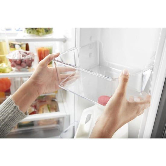 Whirlpool 30 Inch French Door Refrigerator with 19.7 Cu. Ft. Capacity, Black Stainless - WRF560SFHV
