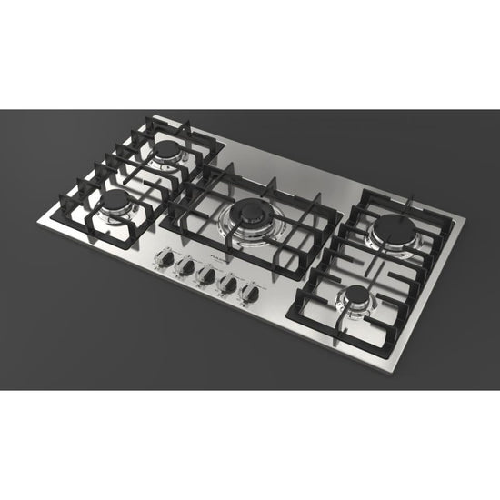 Fulgor Milano 36 Inch Gas Cooktop, Stainless Steel - F4GK36S1