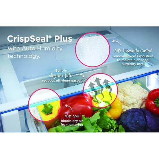 Frigidaire Professional 36 Inch French Door Refrigerator with 27.8 cu. ft. Capacity, Smudge-Proof Stainless Steel - PRFS2883AF