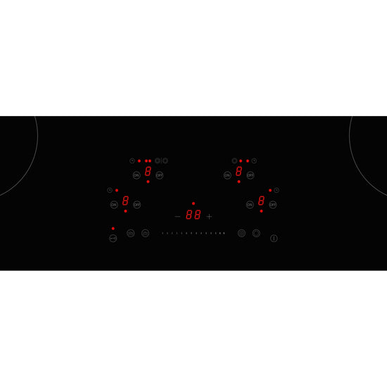 Bertazzoni 24 Inch Electric Cooktop with 4 Heating Zones - PE244CER