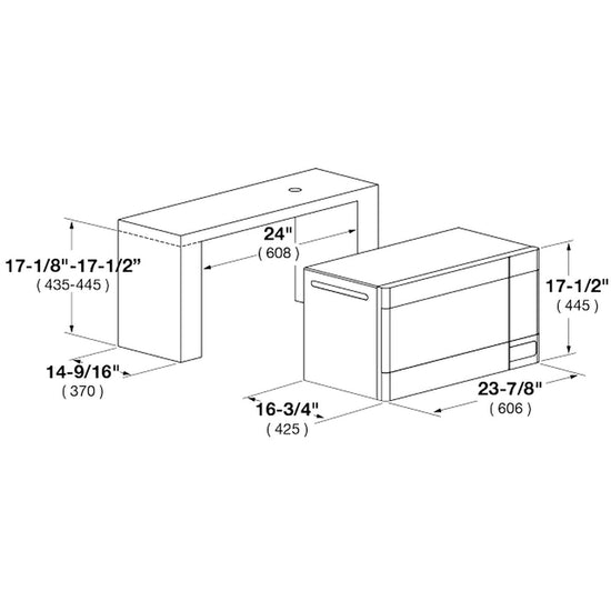 Fulgor Milano 24 Inch Over-the-Range Microwave Oven, Stainless Steel - F4OTR24S2