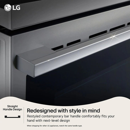 LG 30 Inch Smart Induction Slide-In Range with ProBake Convection and Air Fry - LSIL6334XE