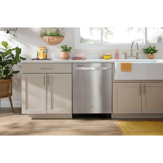 Whirlpool 24 Inch Stainless Steel Dishwasher with AI Intelligent Wash, 47 dBA - WDT750SAKZ