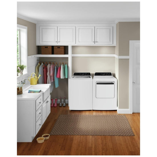 Frigidaire 27 Inch Gas Dryer with 7.0 Cu. Ft. Capacity, White - FLVG7523BW