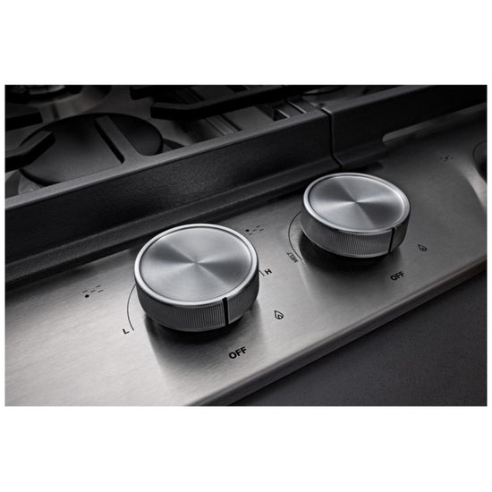 KitchenAid 30 Inch 5-Burner Gas Cooktop, Stainless Steel - KCGK530SSS