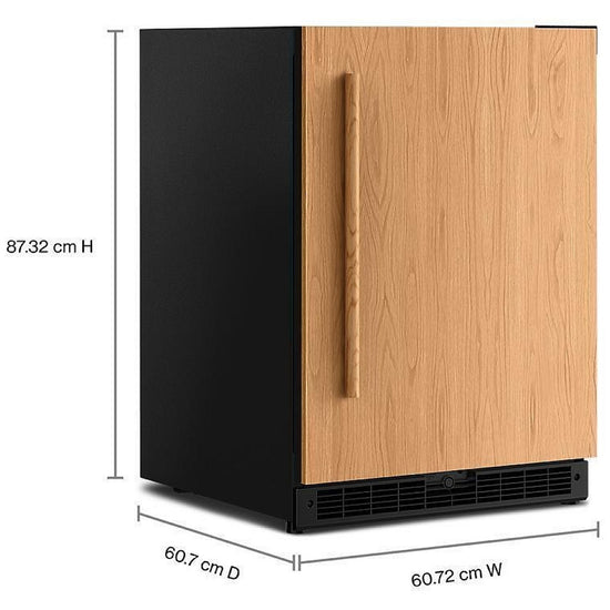 KitchenAid 24 Inch Panel-Ready Undercounter Refrigerator with 5.0 cu. ft. Capacity - KURR124SPA