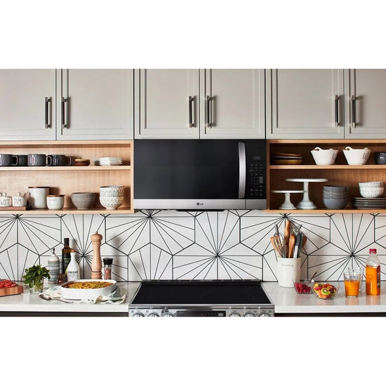 LG 30 Inch Over-the-Range Microwave with 1.7 cu. ft. Capacity - MVEM1721F